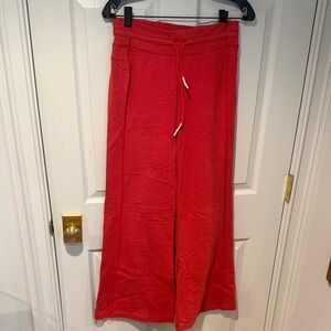 lululemon athletica Red A-Line Drawstring Pants